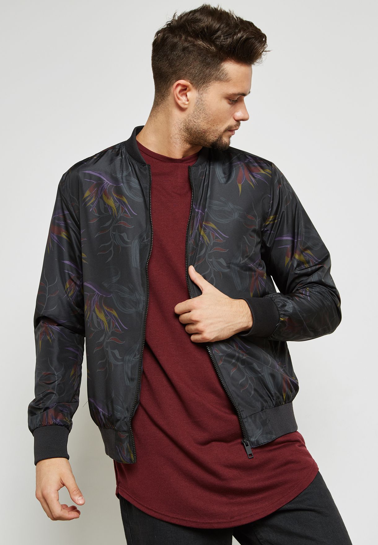 topman floral jacket