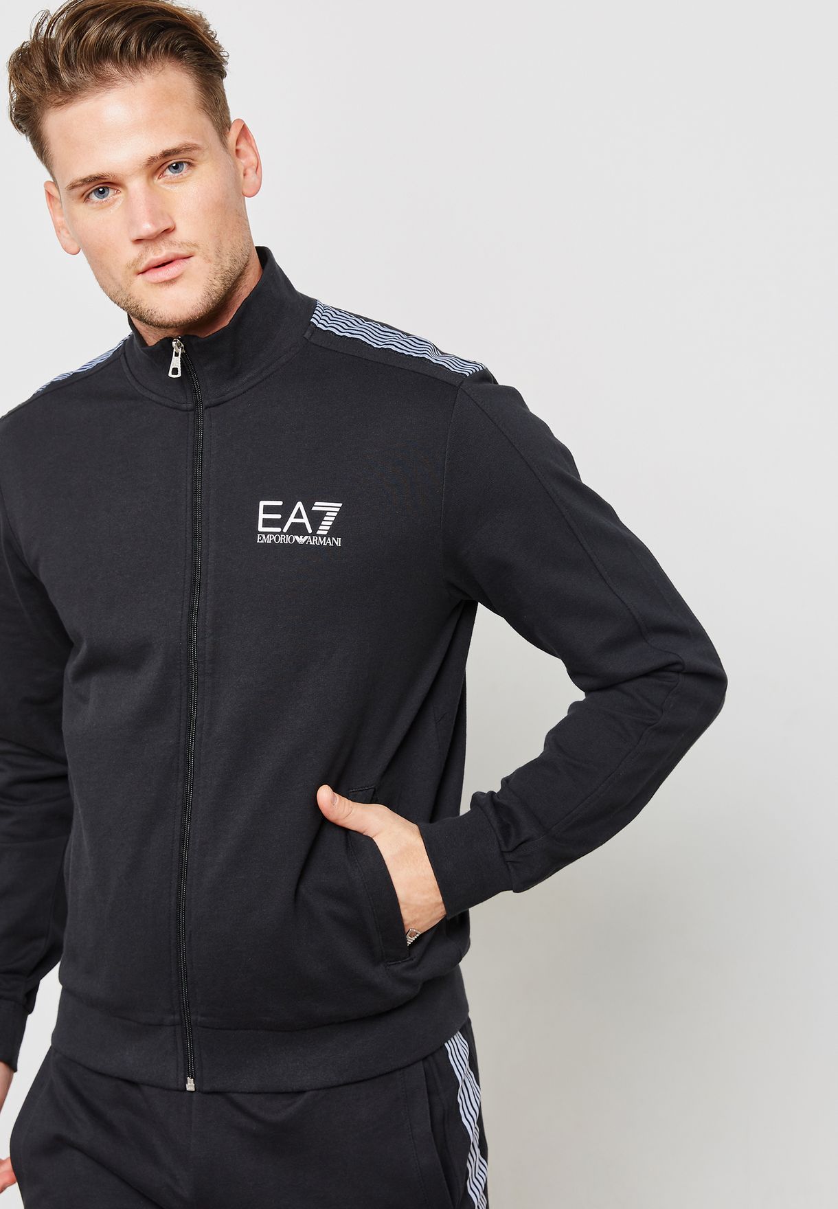 Buy Ea7 Emporio Armani black Train 7 Lines Sweatshirt & Sweatpants for  Men in MENA, Worldwide