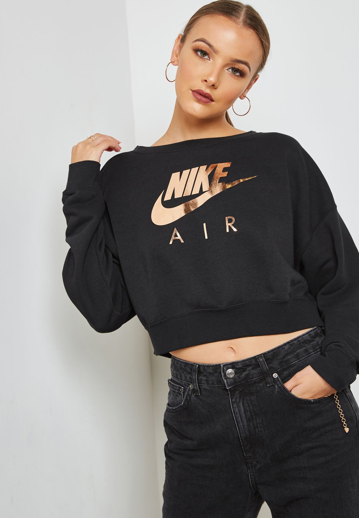 Buy Nike black Rally Sweatshirt for Women in MENA, Worldwide | AV6227-010