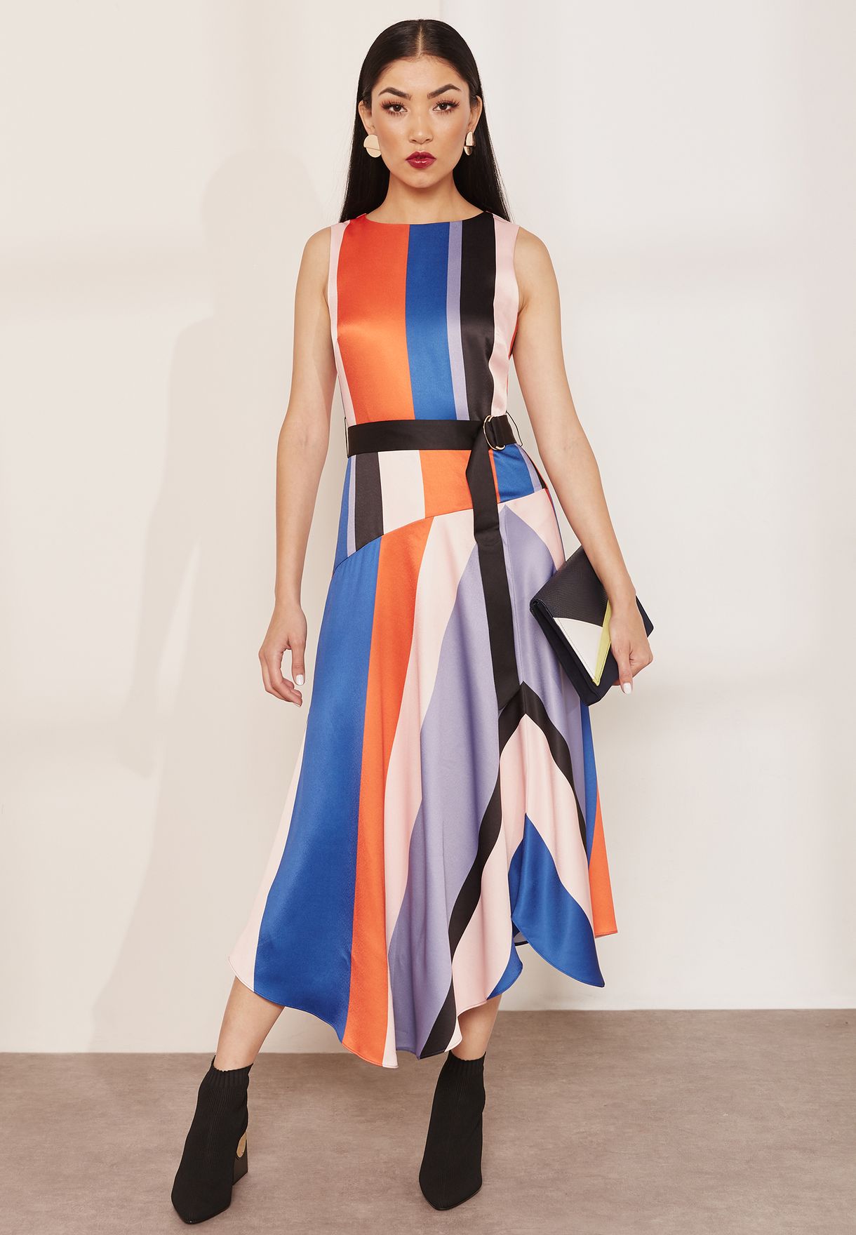 karen millen multi coloured dress
