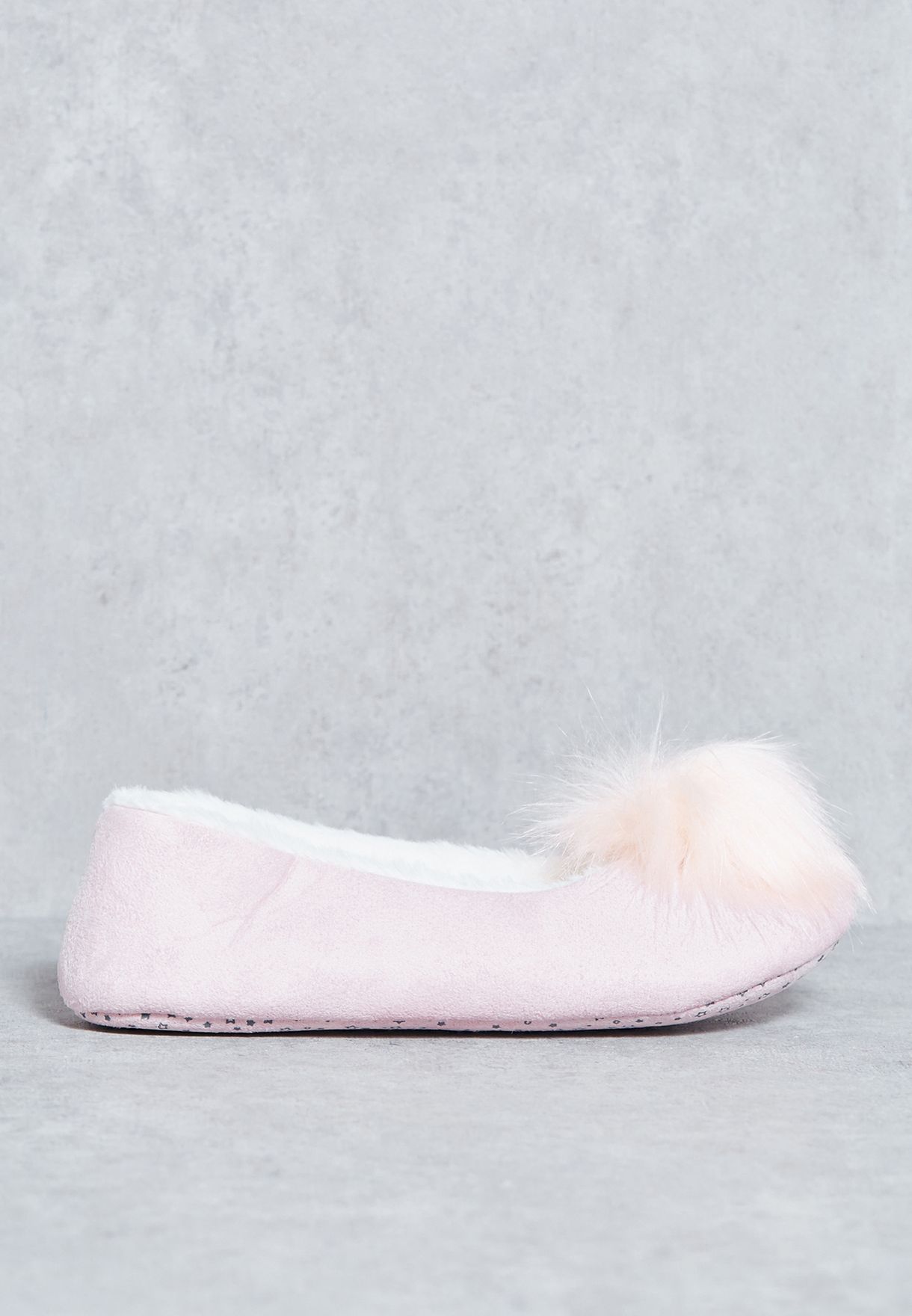 pom pom ballerina slippers