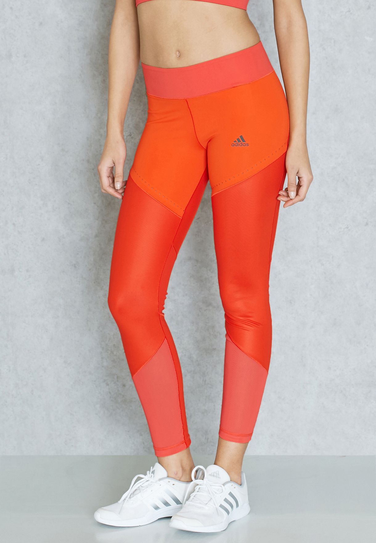 adidas leggings orange