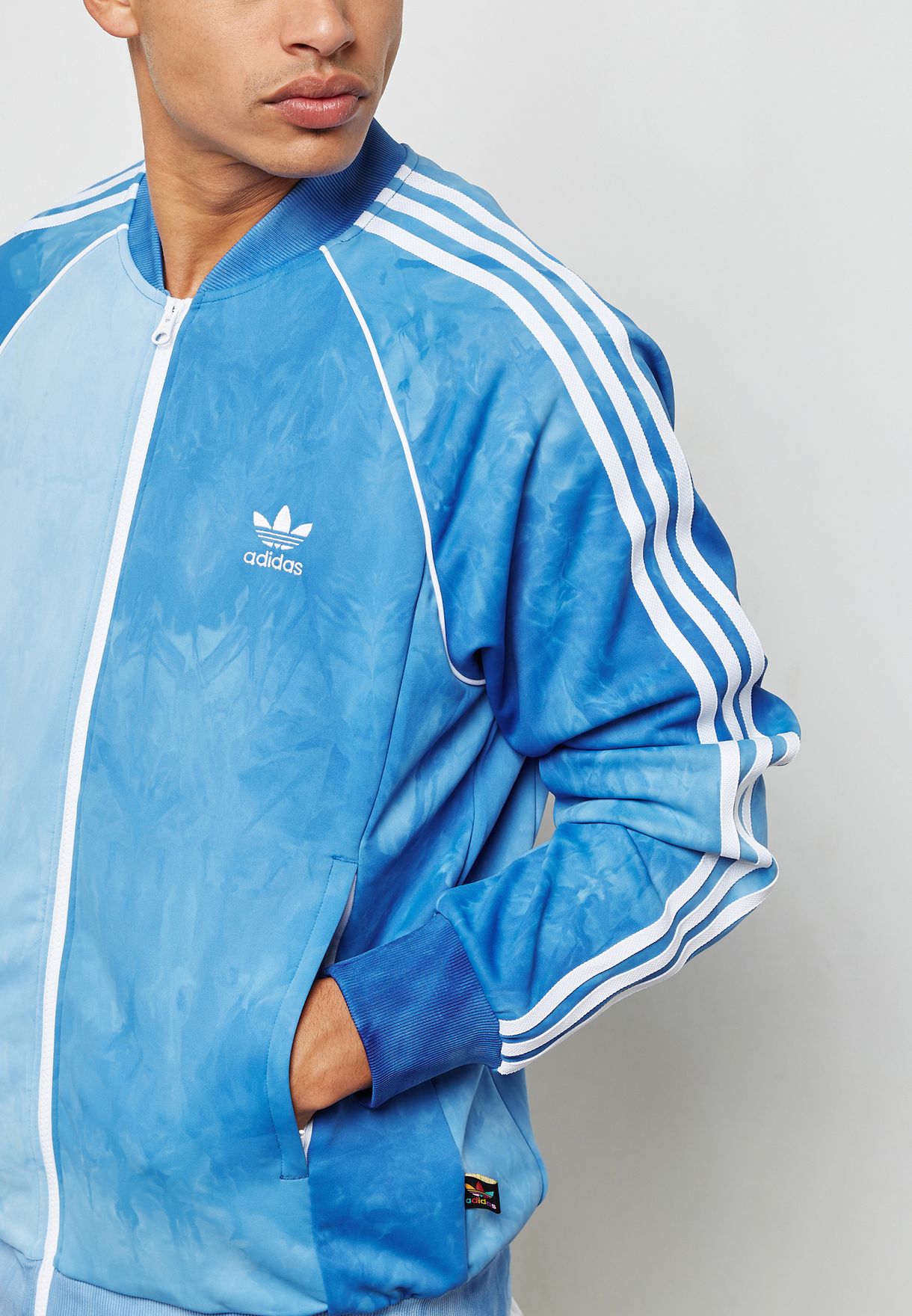 adidas pharrell jacket blue