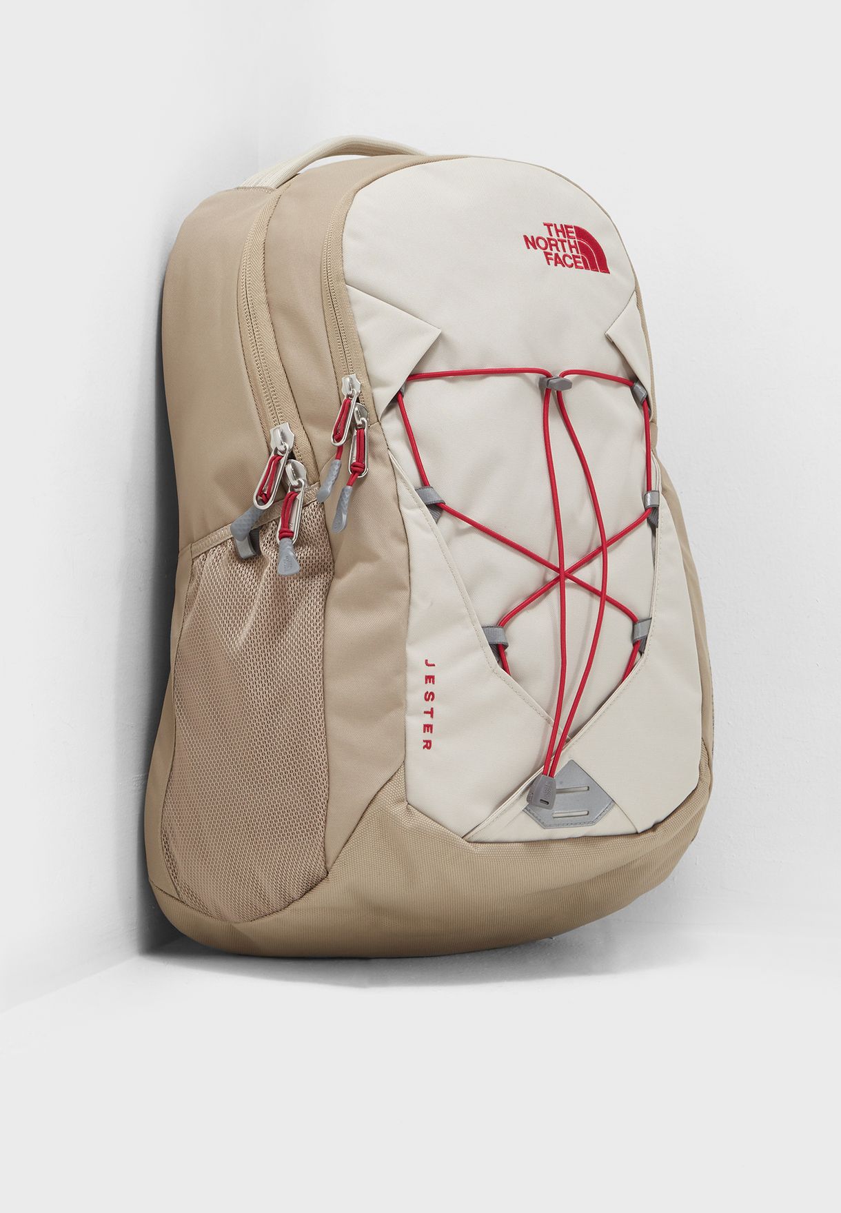 north face jester backpack beige