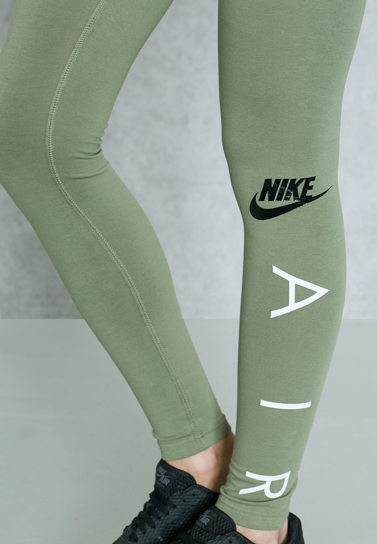 nike air green leggings