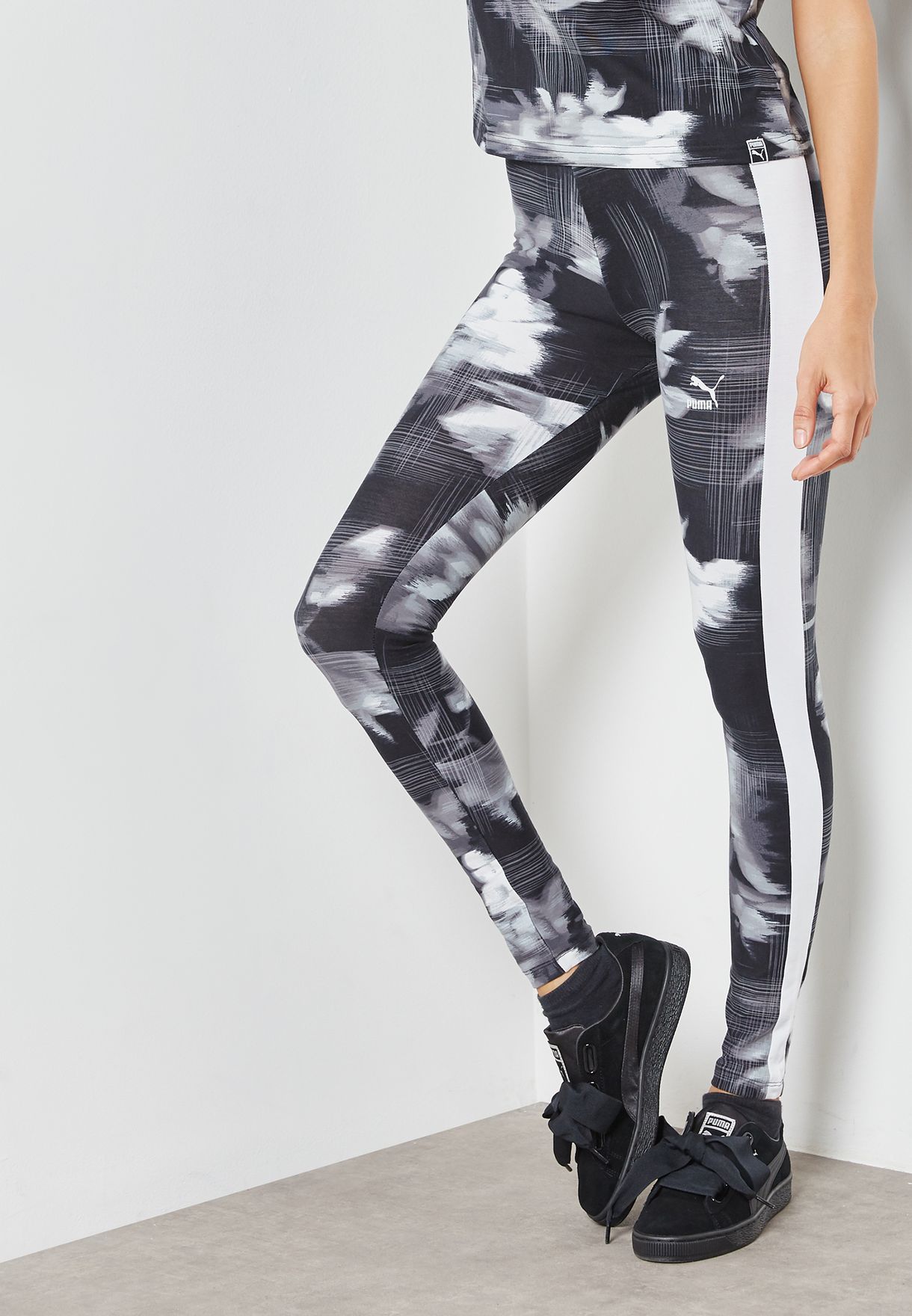 puma classic logo t7 leggings