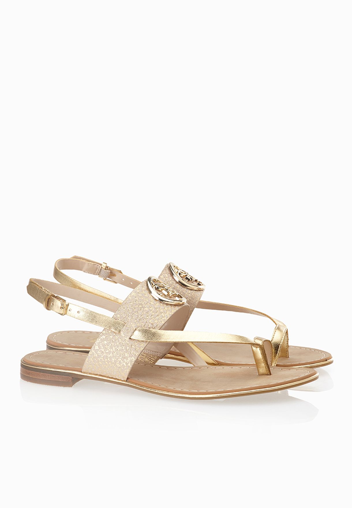 guess toe ring sandals