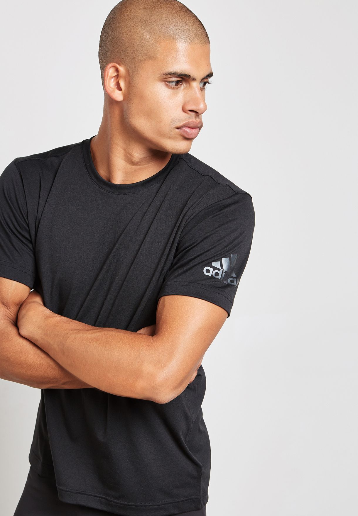 Buy adidas black FreeLift Prime T-Shirt 