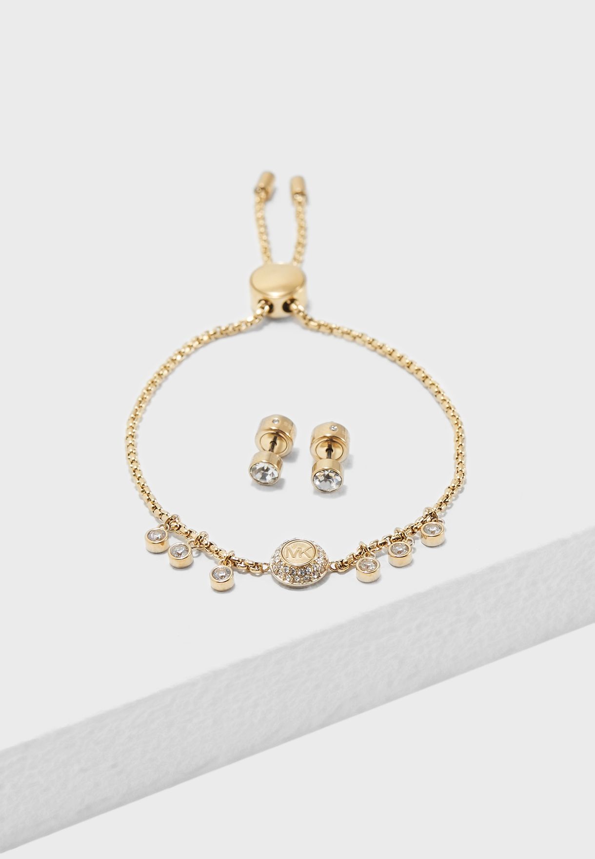 michael kors bracelet and earring set