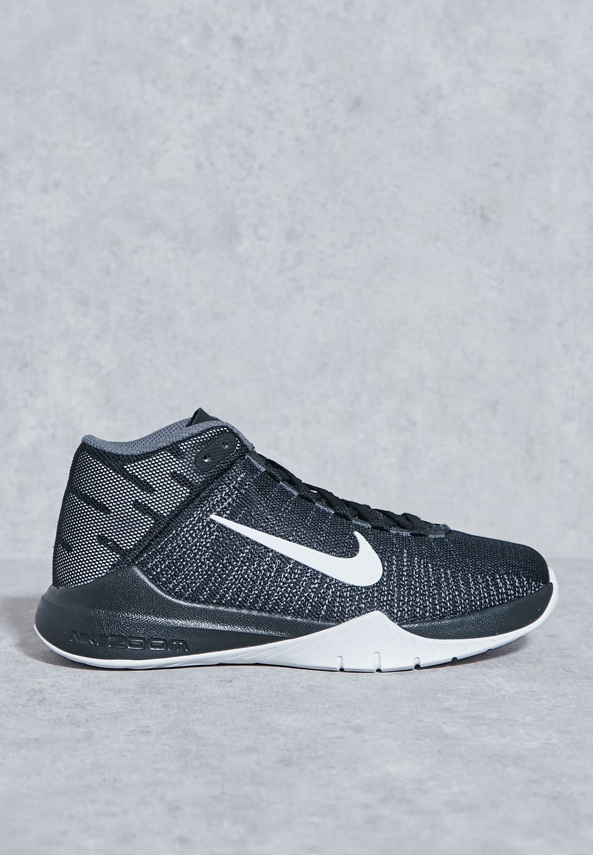 Buy Nike black Zoom Ascention Youth for 