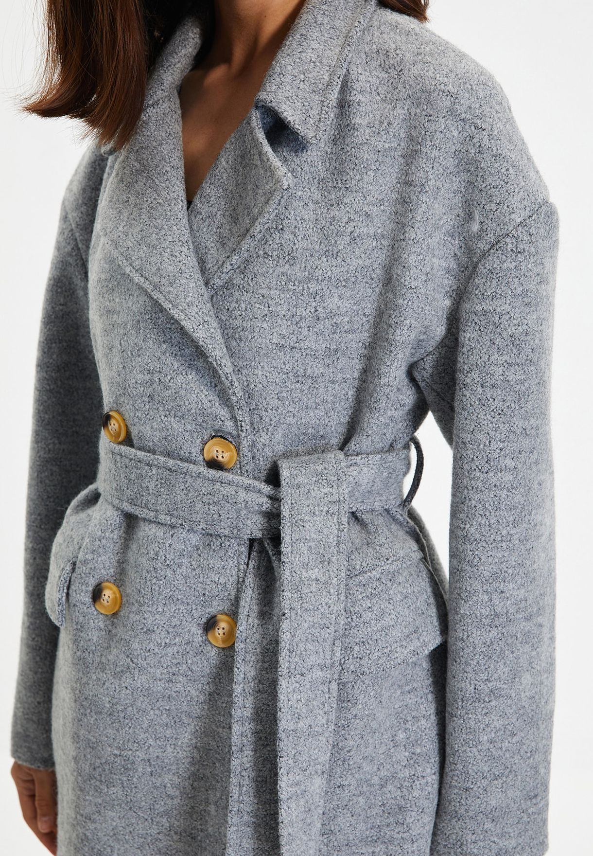 Oversize Knitted Longline Coat
