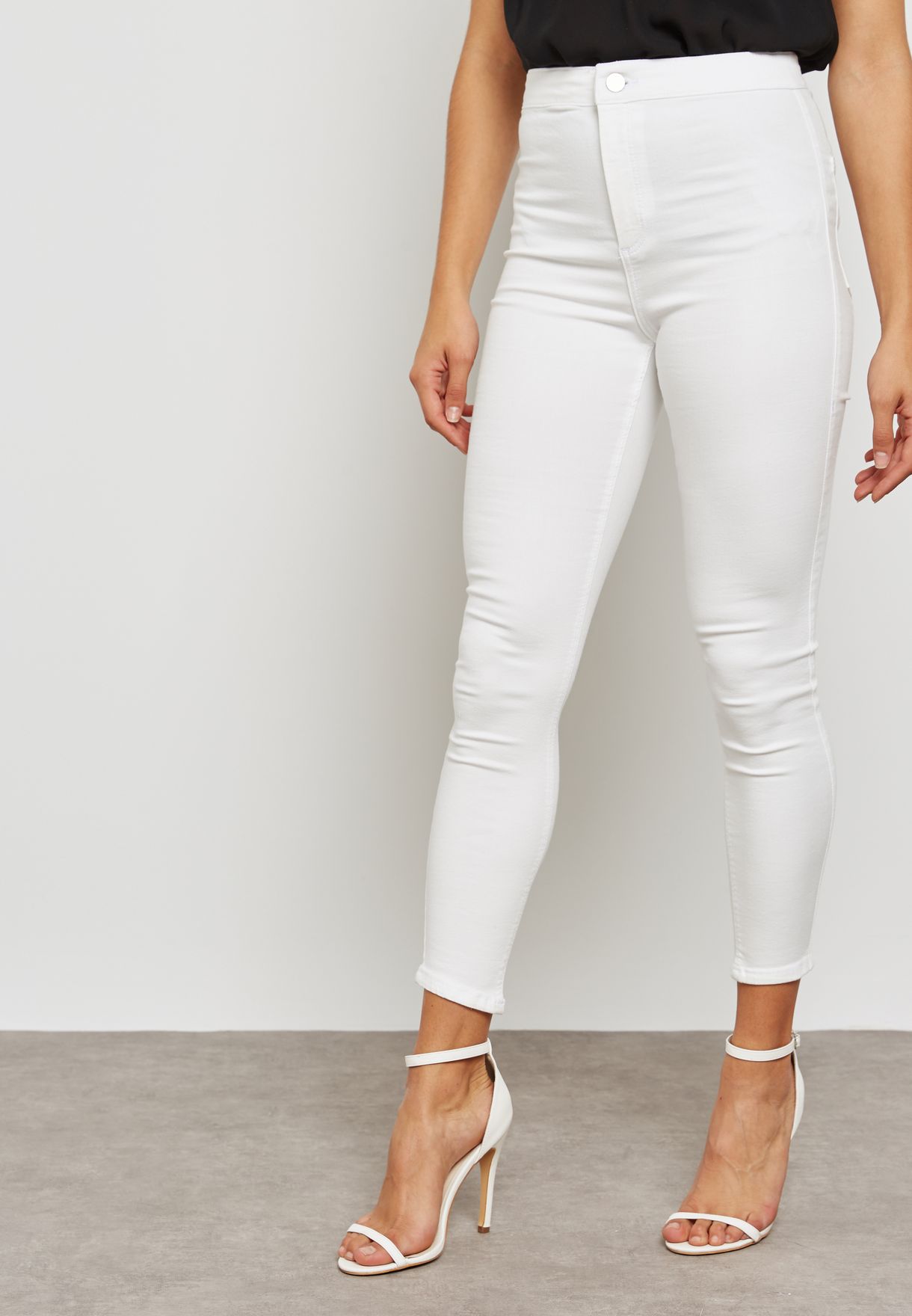 Buy Topshop white Joni Ultra High Rise Skinny Jeans for Women in MENA ...