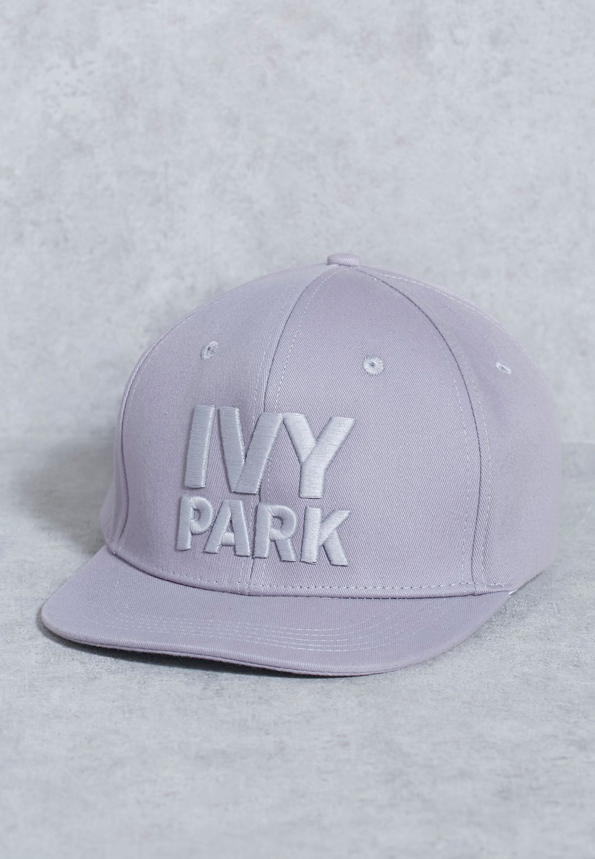 ivy park purple hat