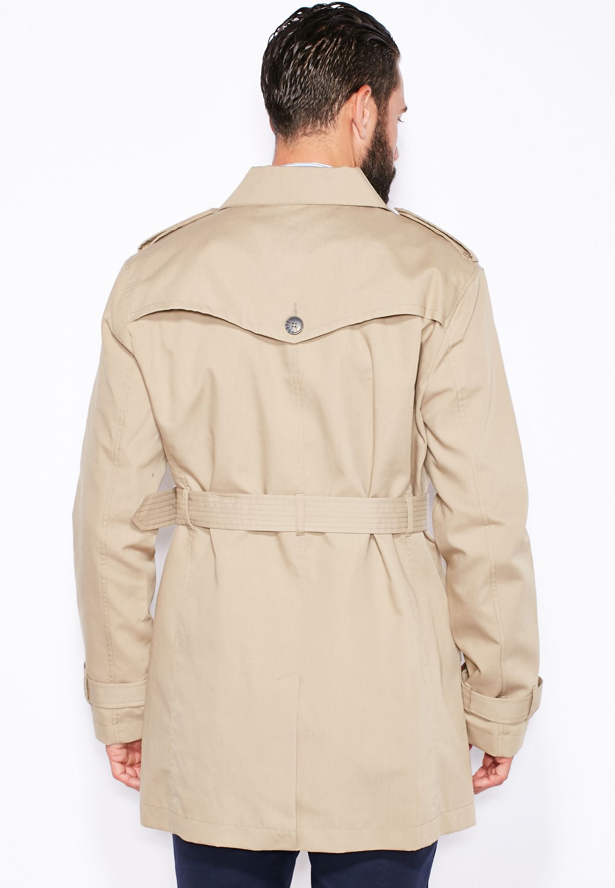 mens trench coat burton