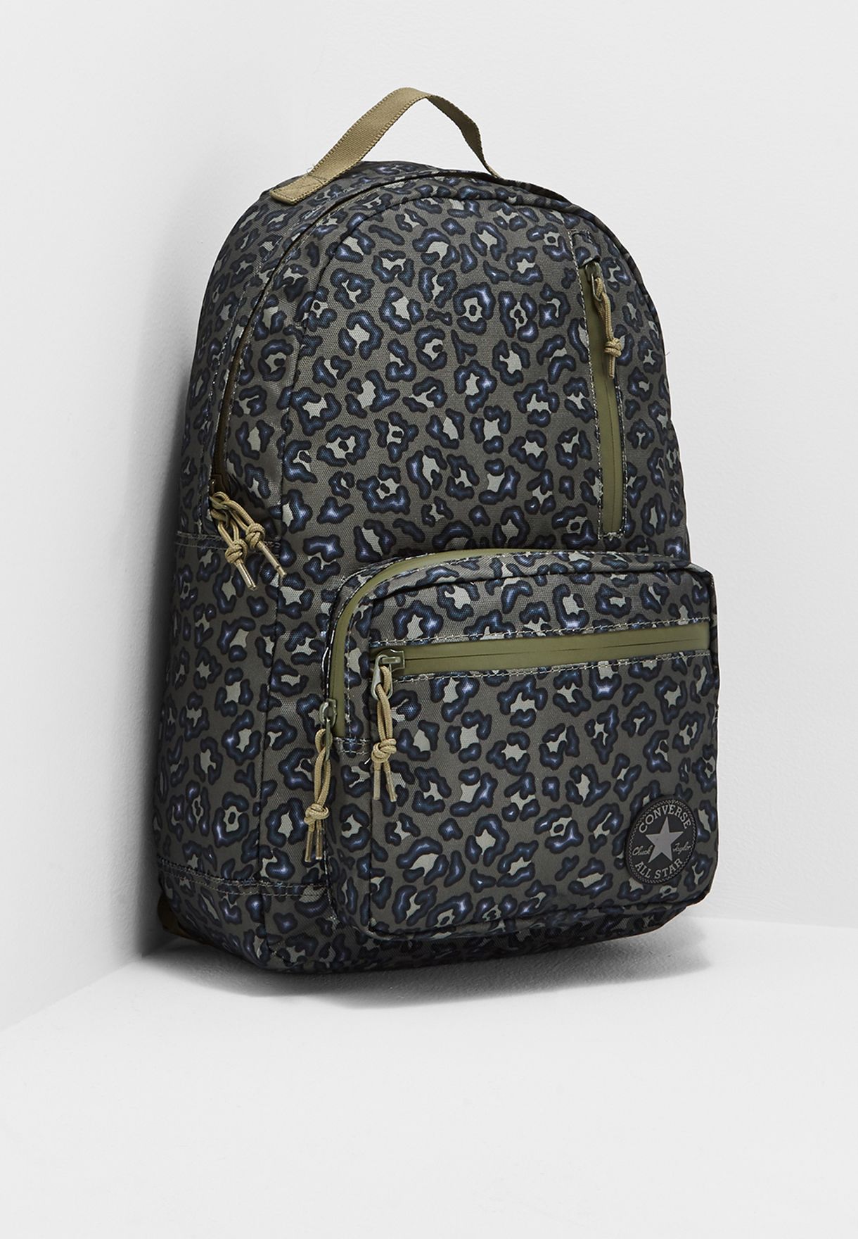 converse leopard print backpack