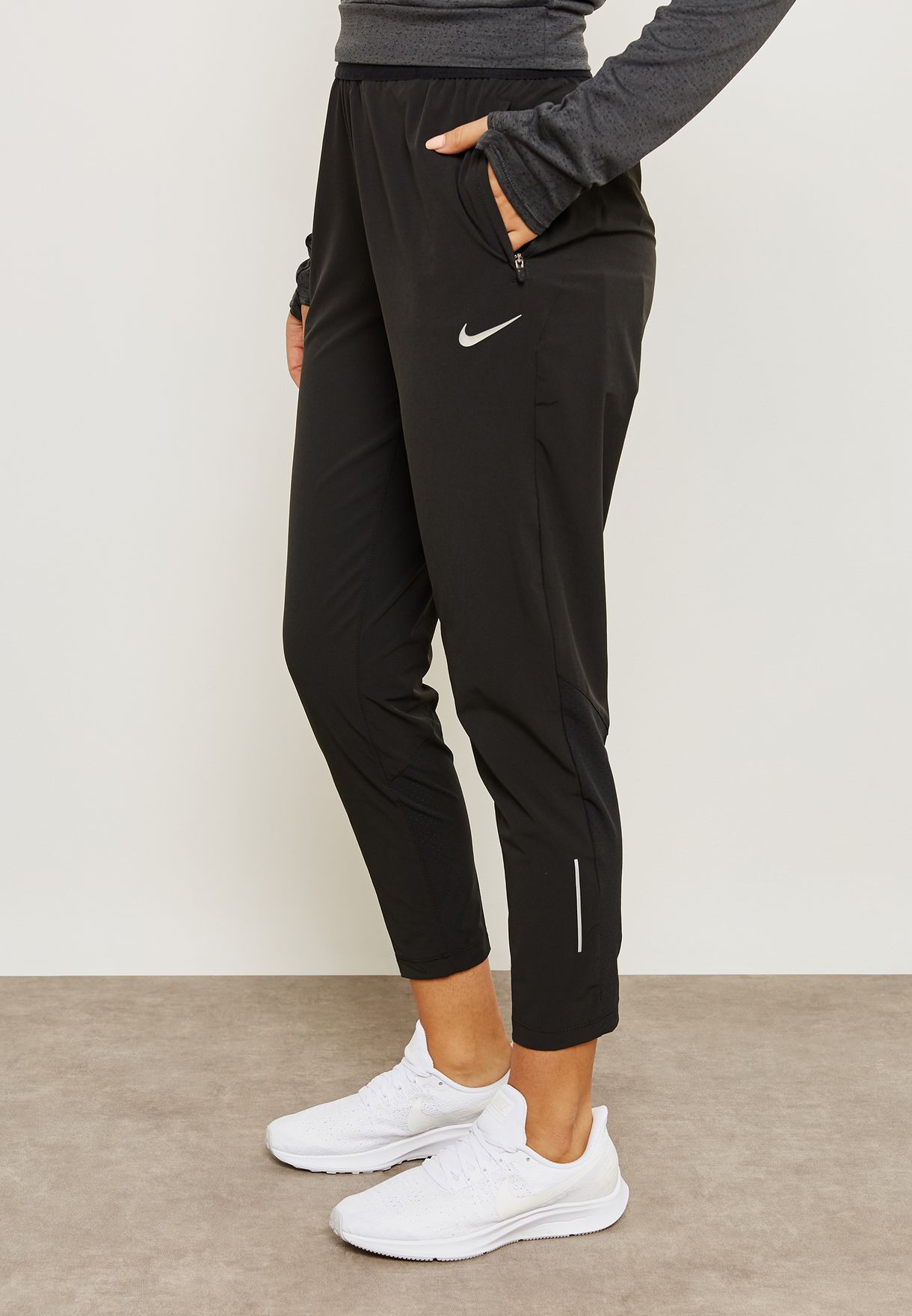Buy Nike black Essential 7/8 Sweatpants 