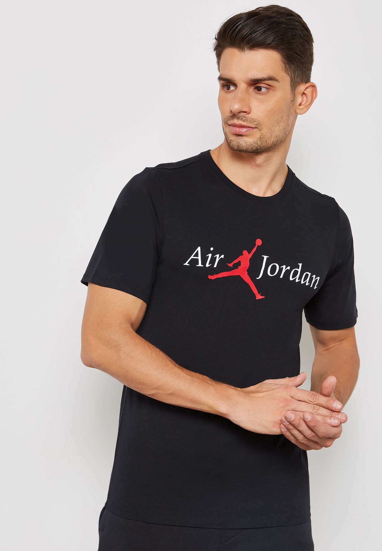 black air jordan t shirt