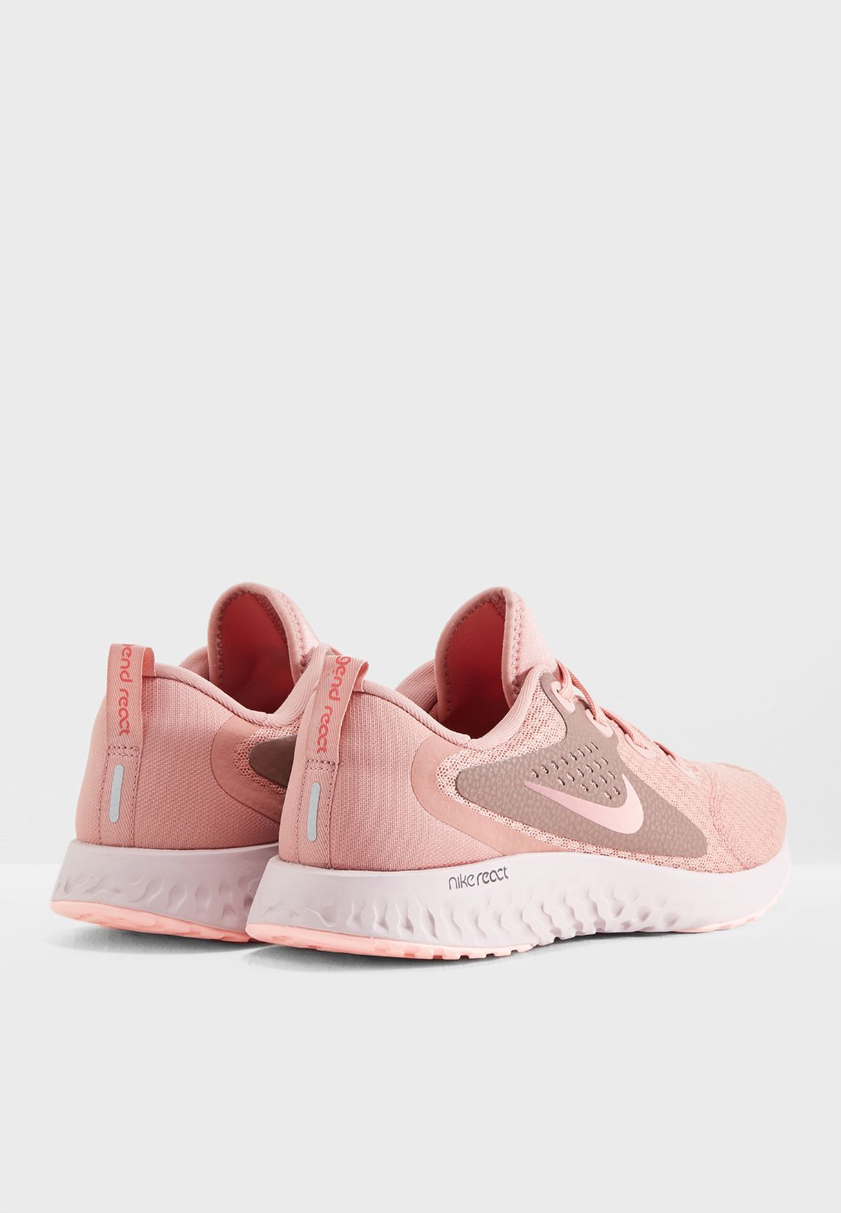 pink nike react