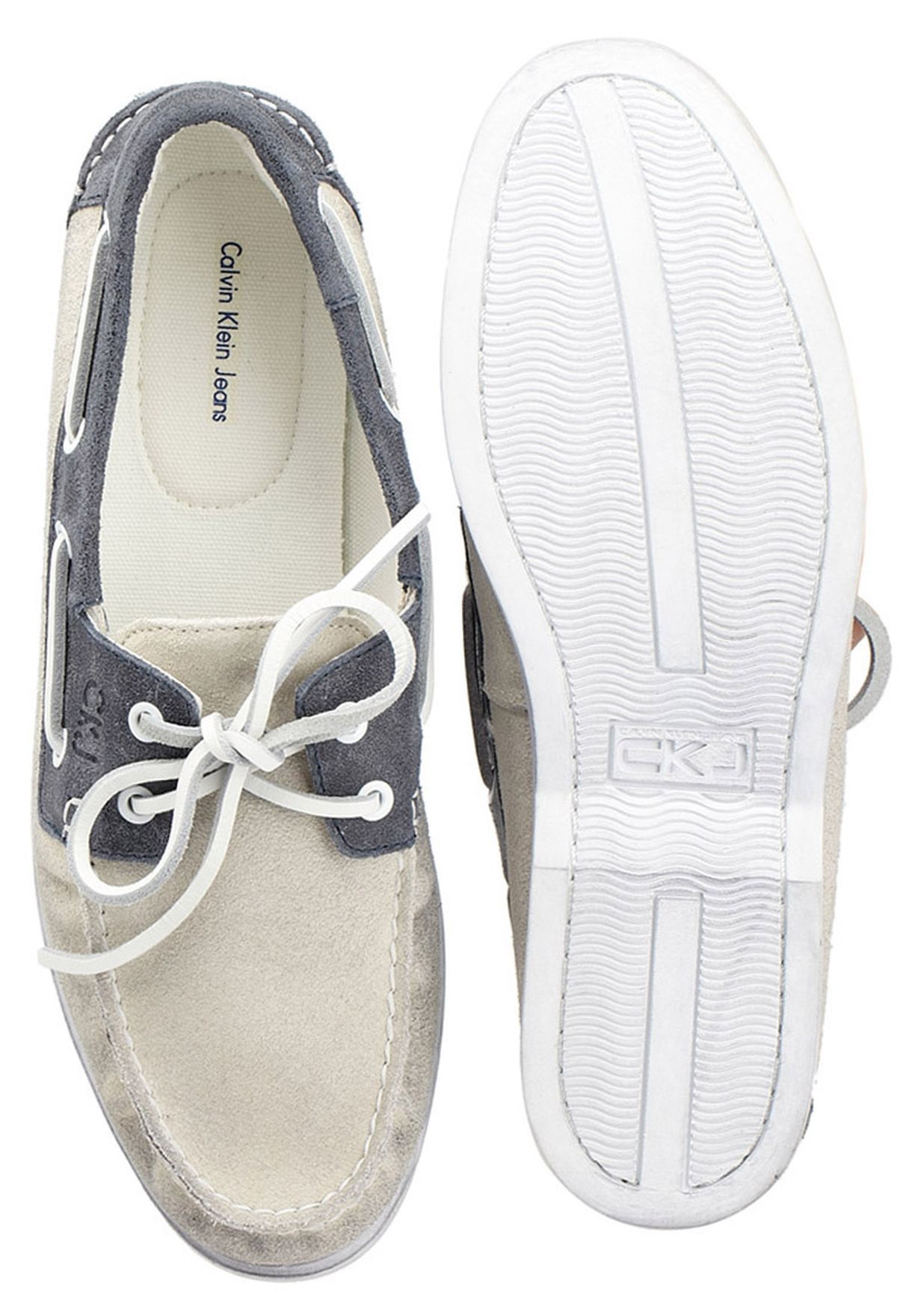 calvin klein boat shoes