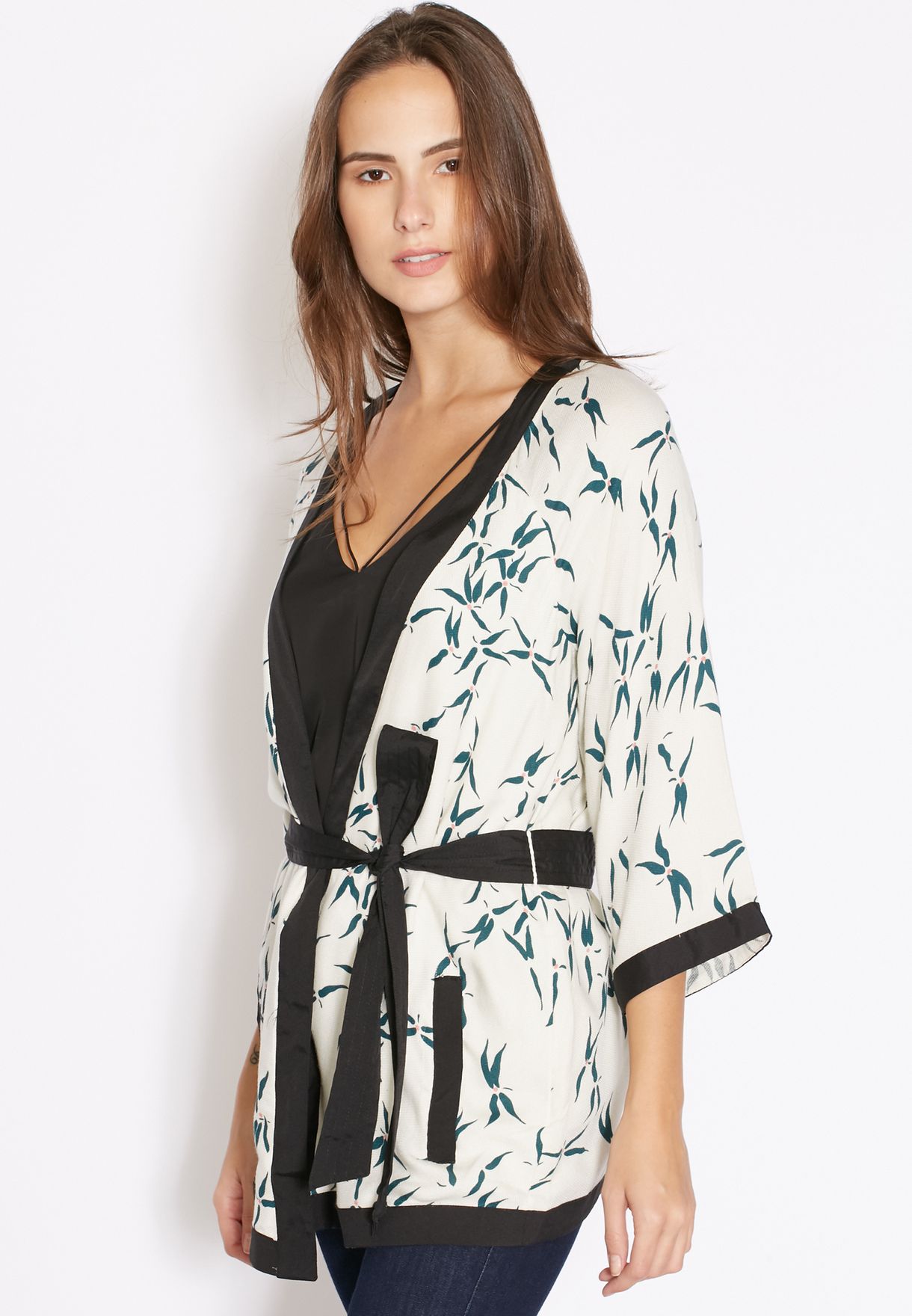 Buy Vero Moda prints Belted Kimono in Worldwide