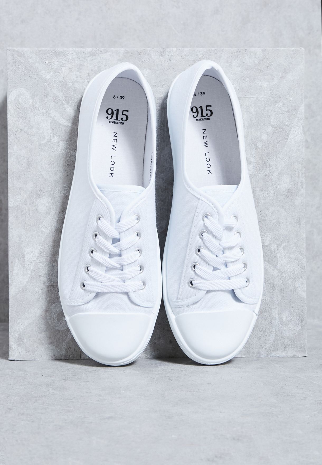 Buy New Look White Low Pro Sneakers for 