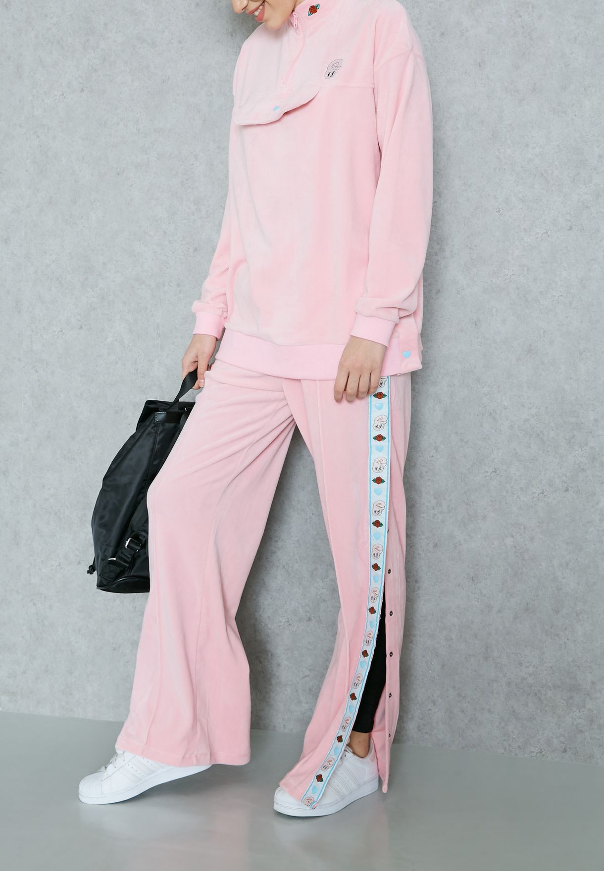 Southwest Unpacking tall Buy Lazy Oaf pink Heart Popper Pants for Women in MENA, Worldwide