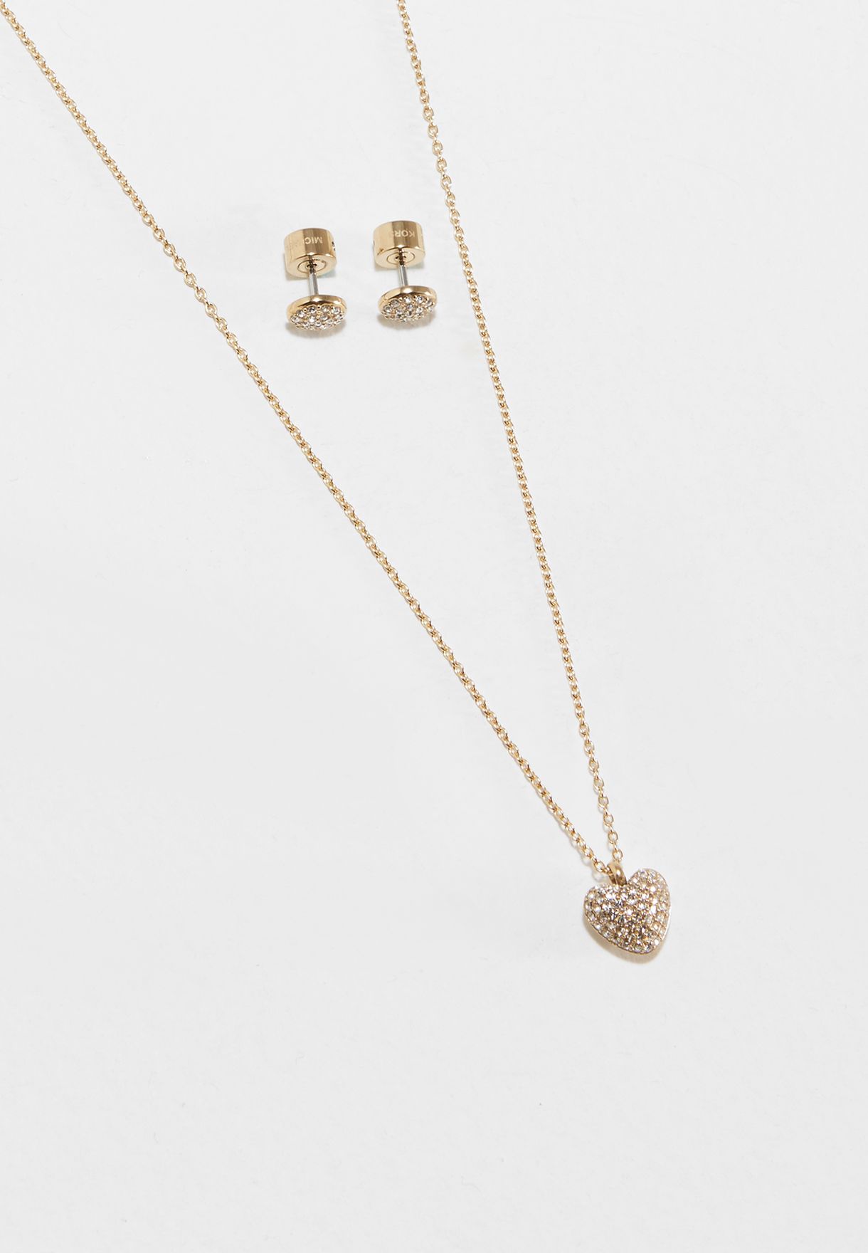 michael kors necklace and earring set