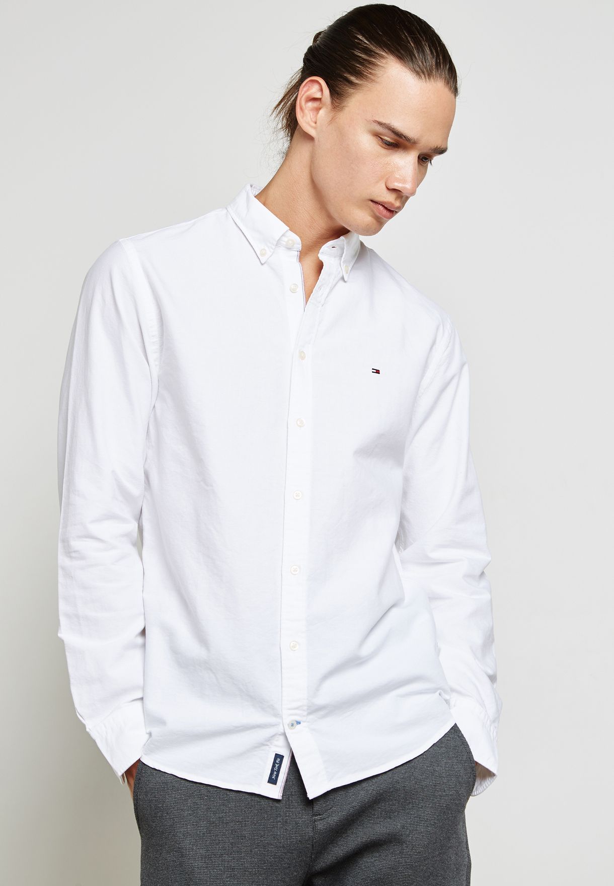 Buy Tommy Hilfiger white Oxford Shirt 