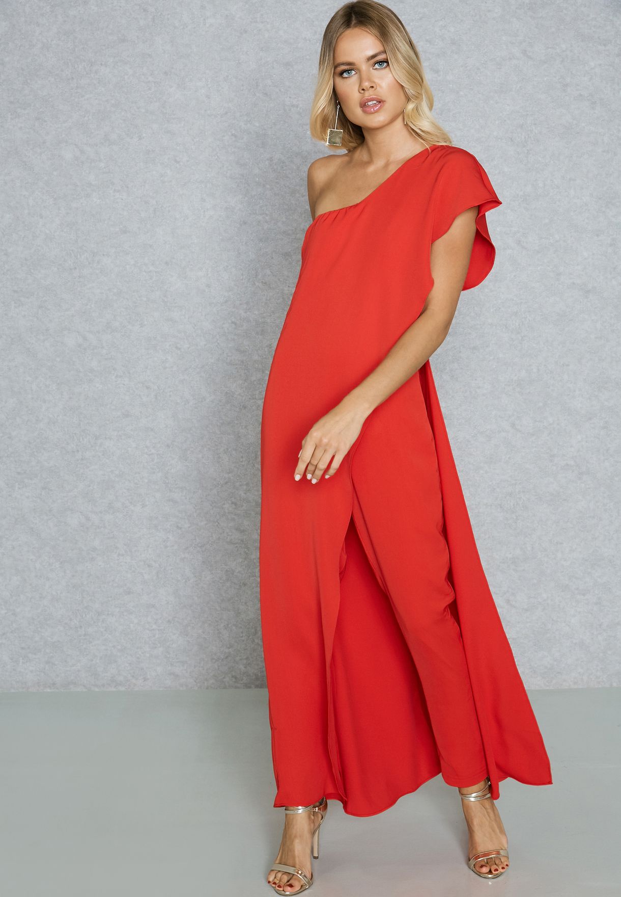 lavish alice red jumpsuit