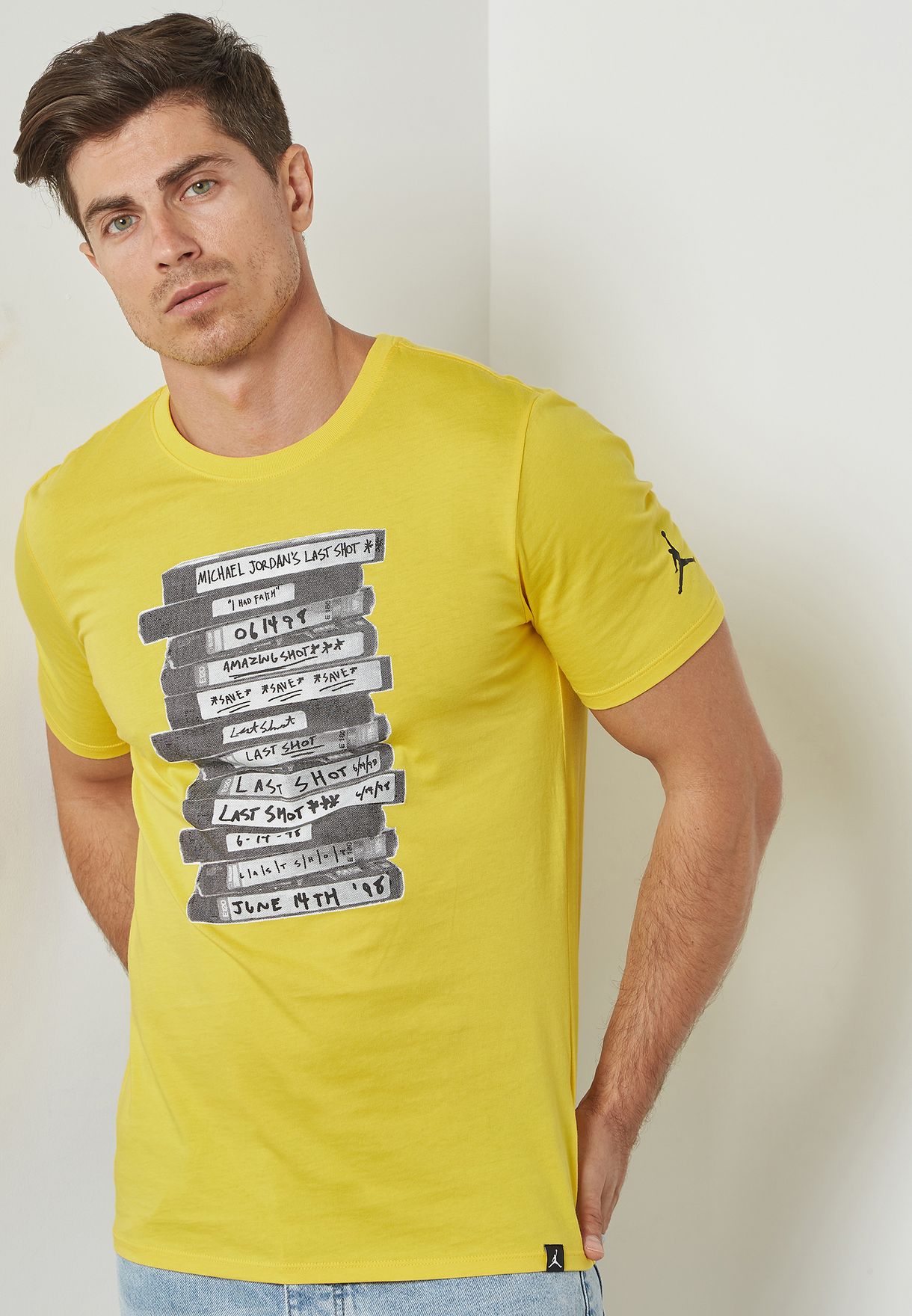 yellow jordan t shirt