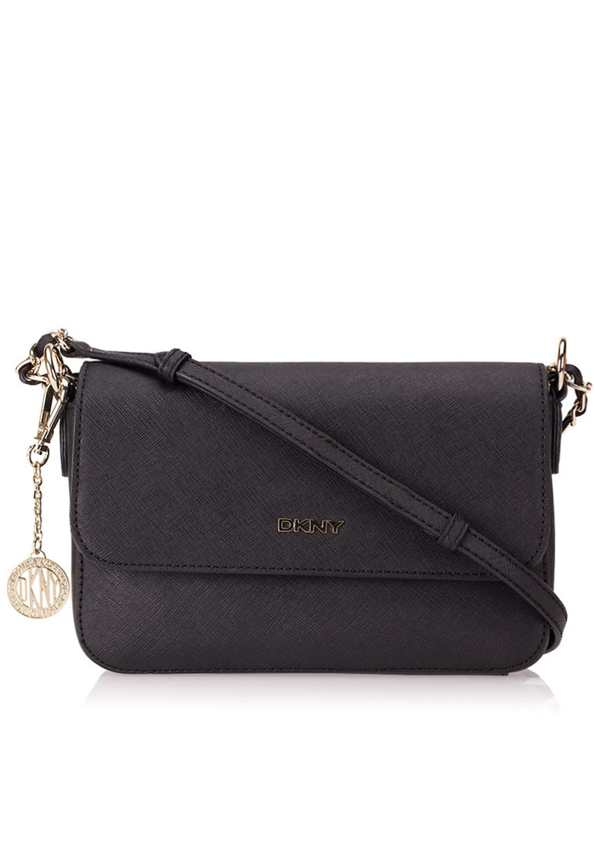 dkny black bryant park cross body bag