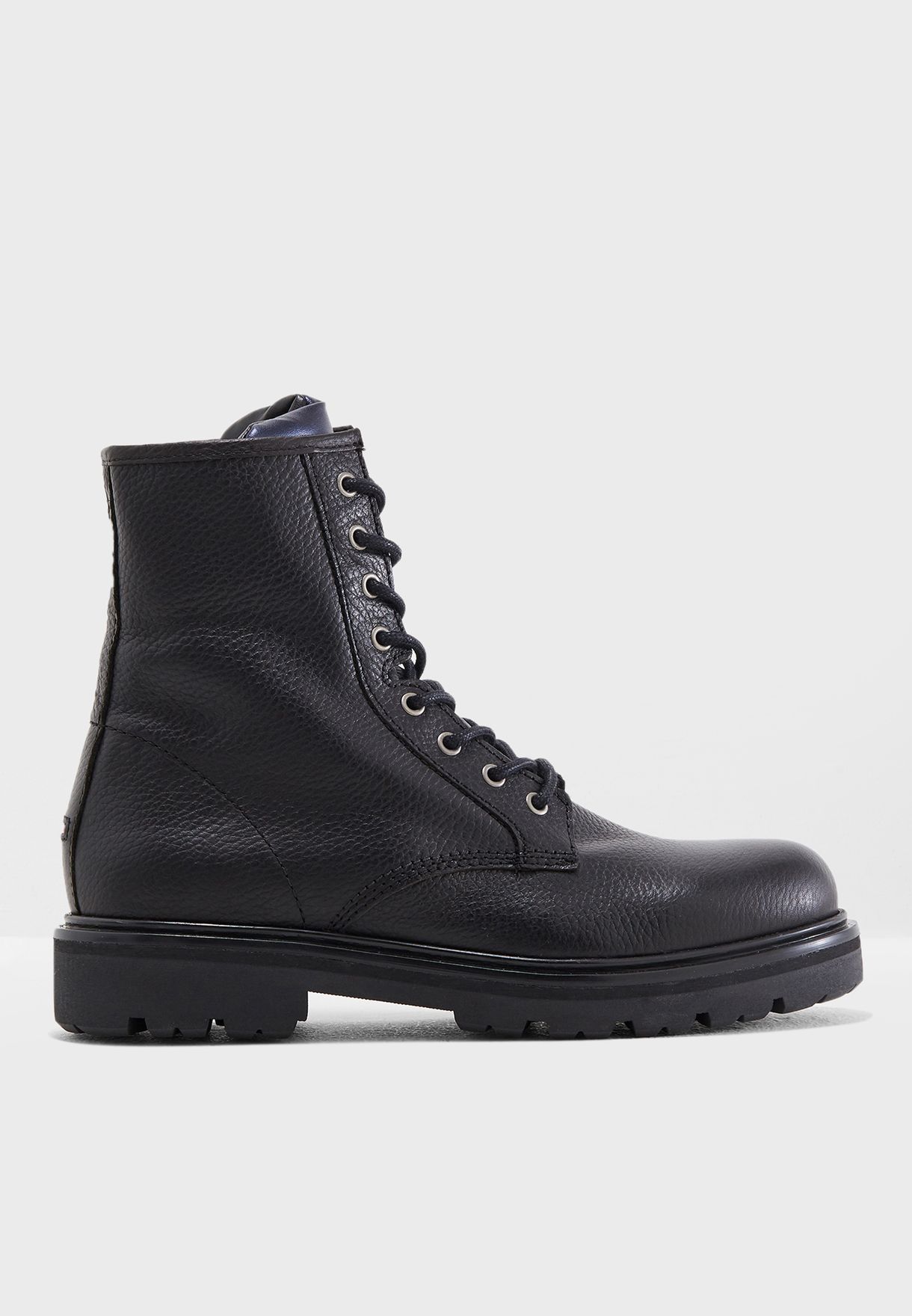 tommy jeans black hiking boots