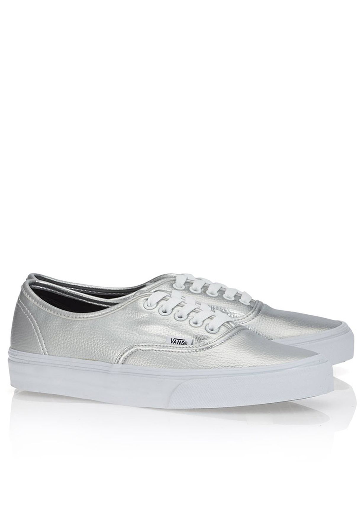 Vans silver Authentic Glitter Sneakers 