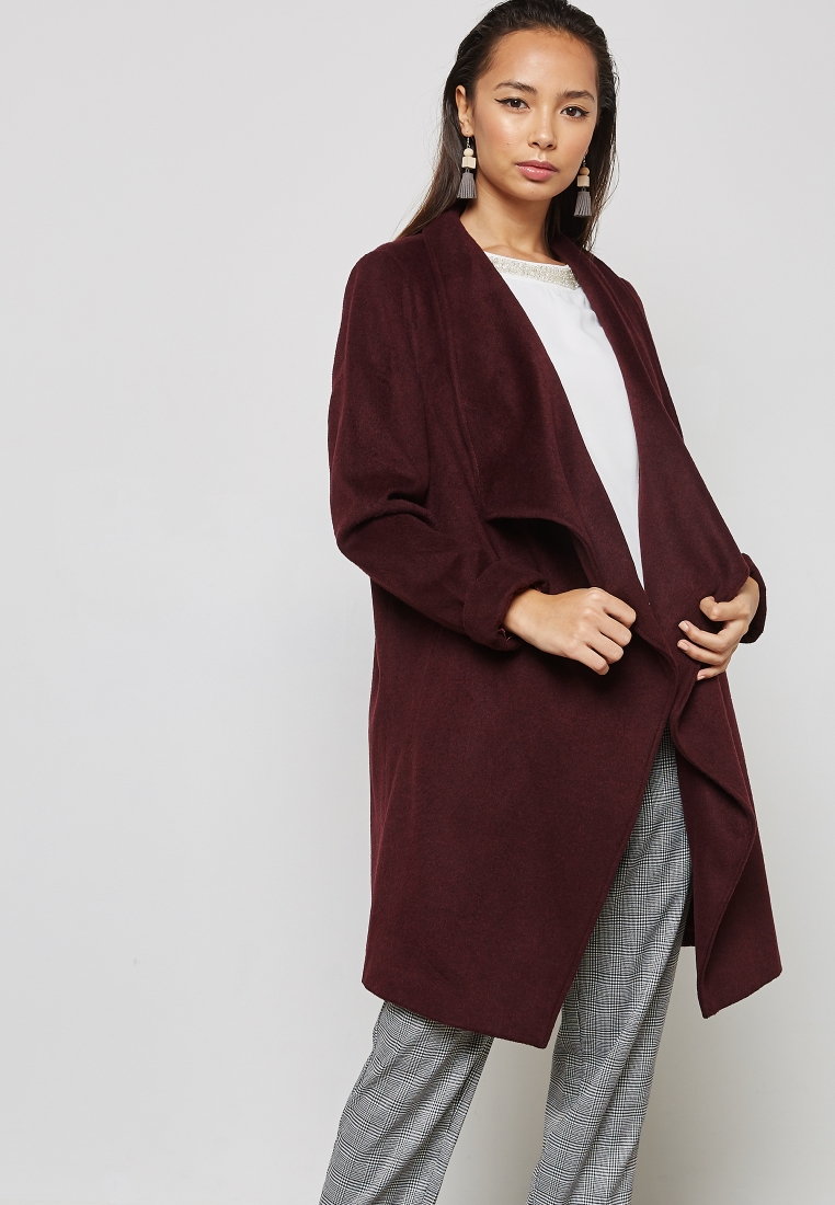 petite waterfall coat