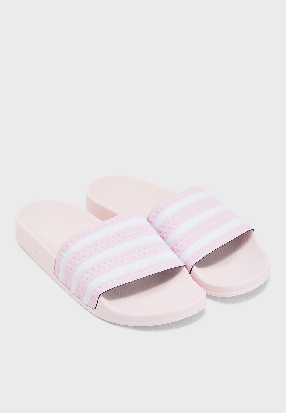 adidas originals adilette slider sandals in pink