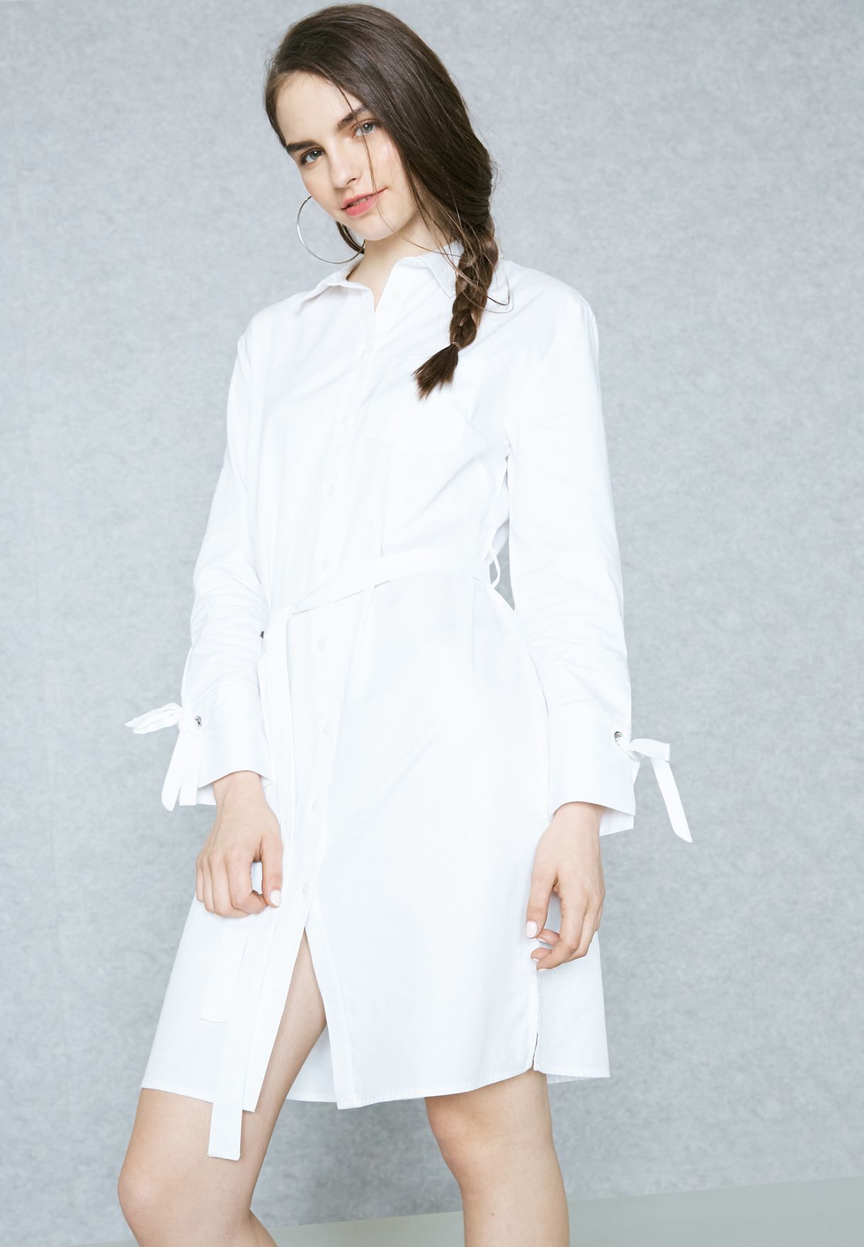New Look White Shirt Dress Clearance ...