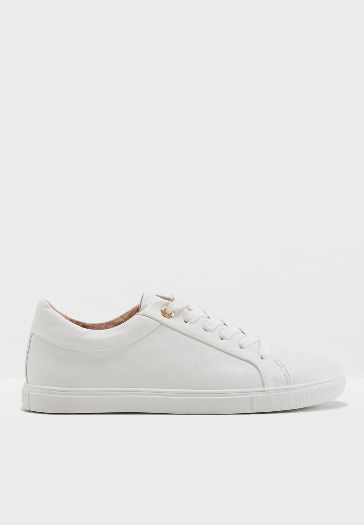 topshop cookie lace up trainers