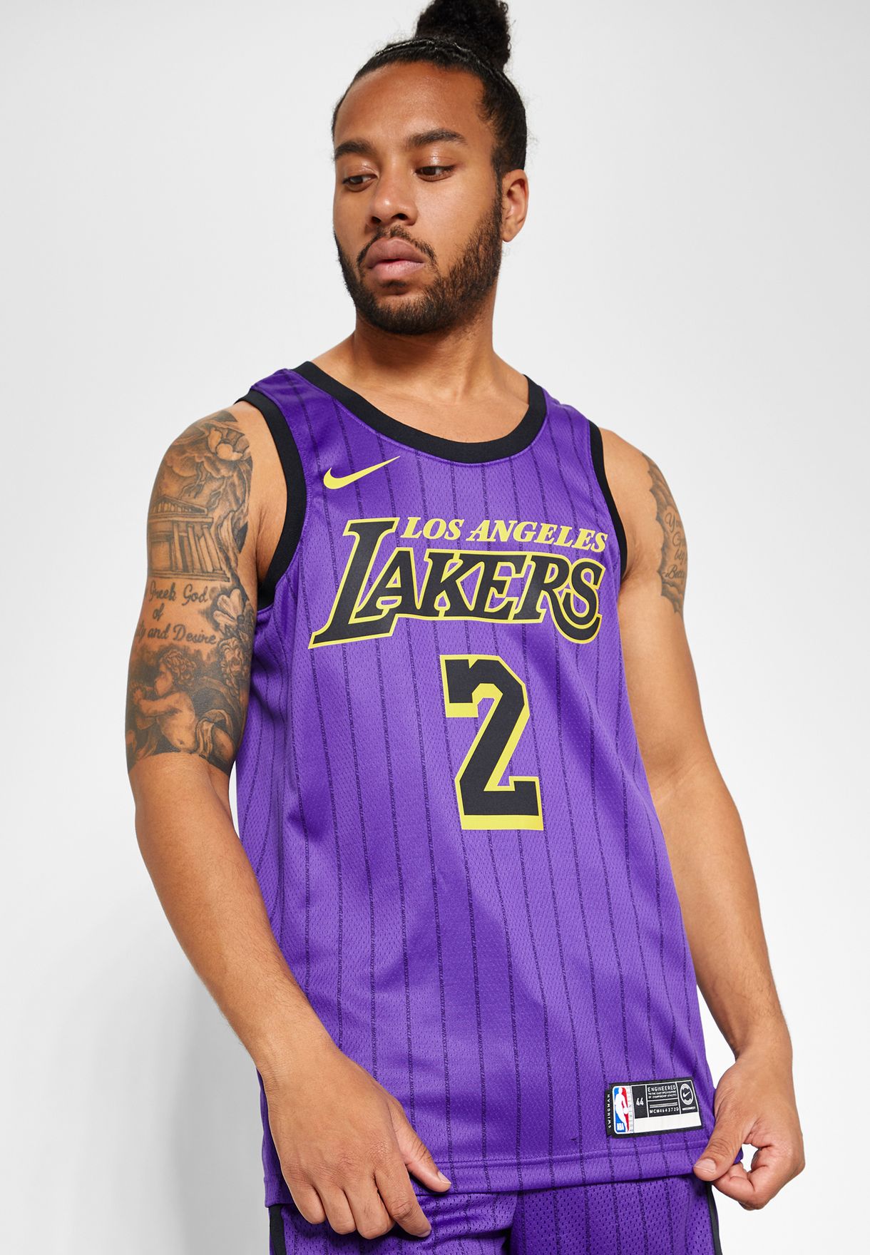 Buy Nike purple LA Lakers Lonzo Ball Swingman Jersey for Men in ...