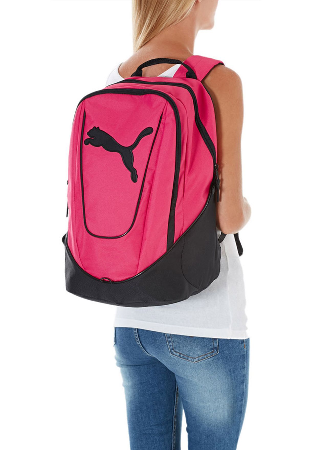 Buy Puma Pink Big Cat Backpack for 