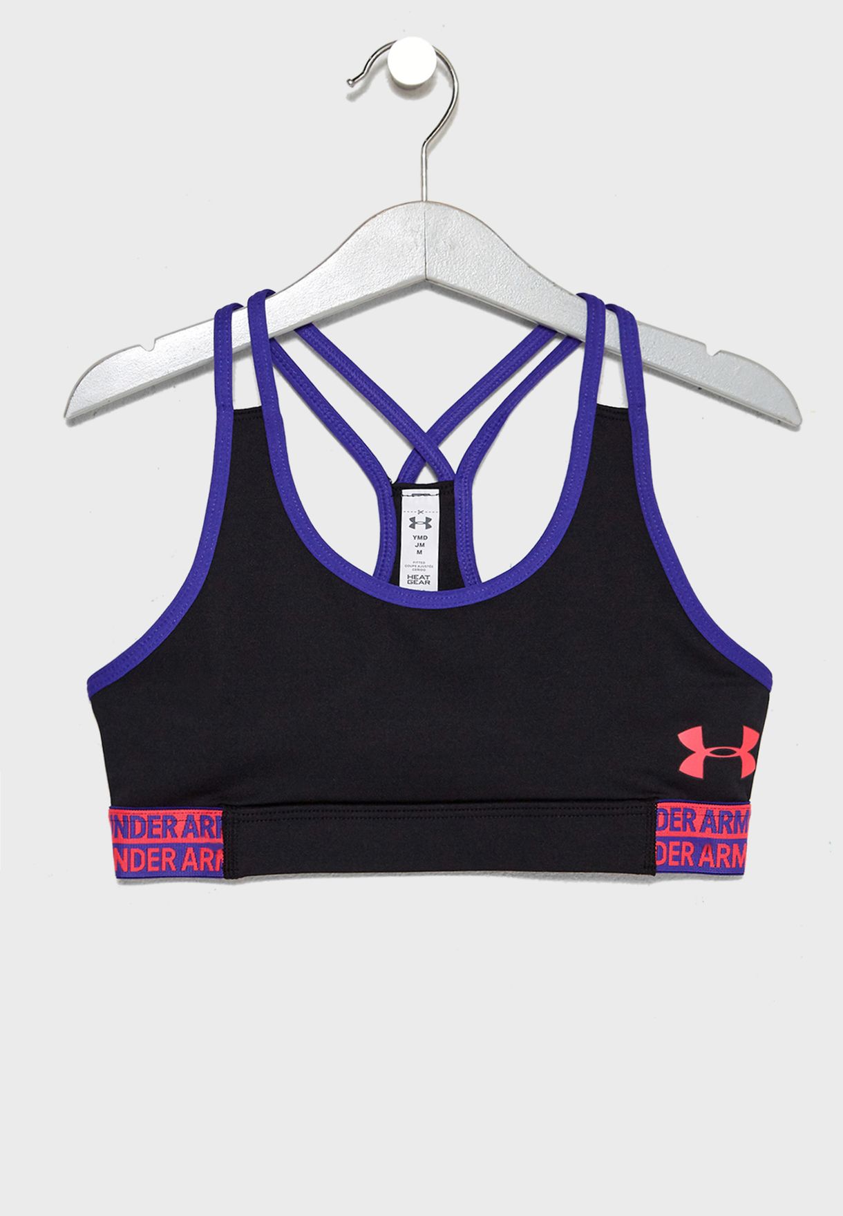 youth black sports bra