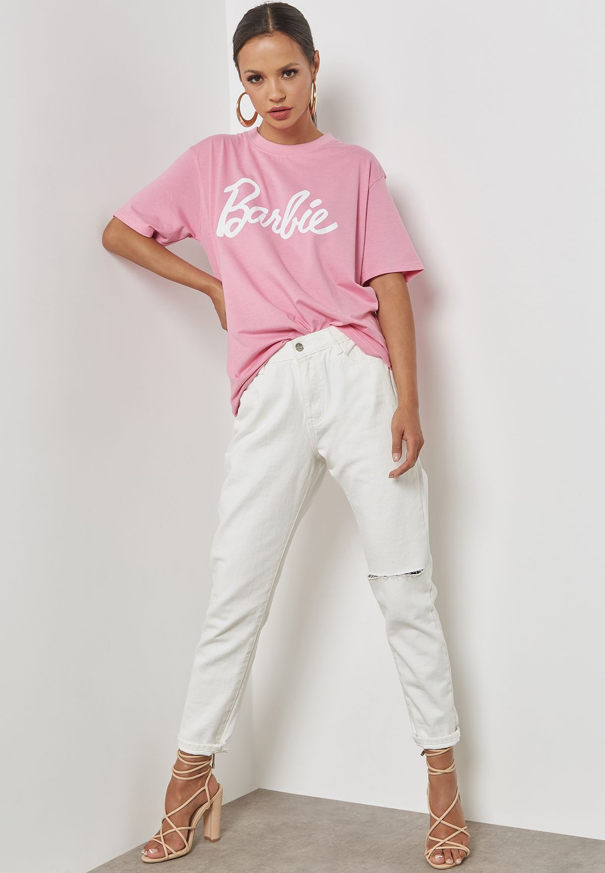 barbie cropped t shirt