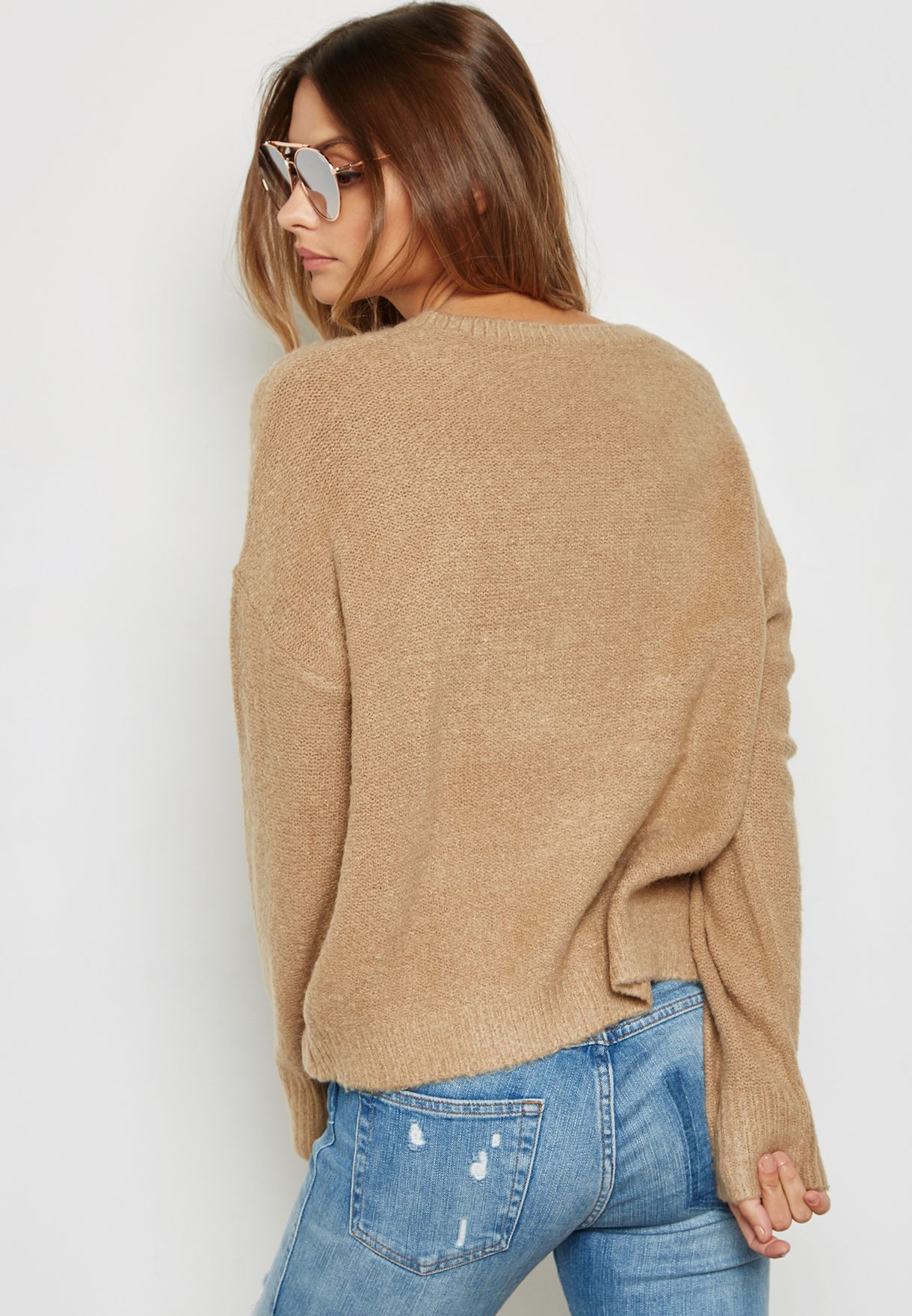 Pom Pom Detail Sweater