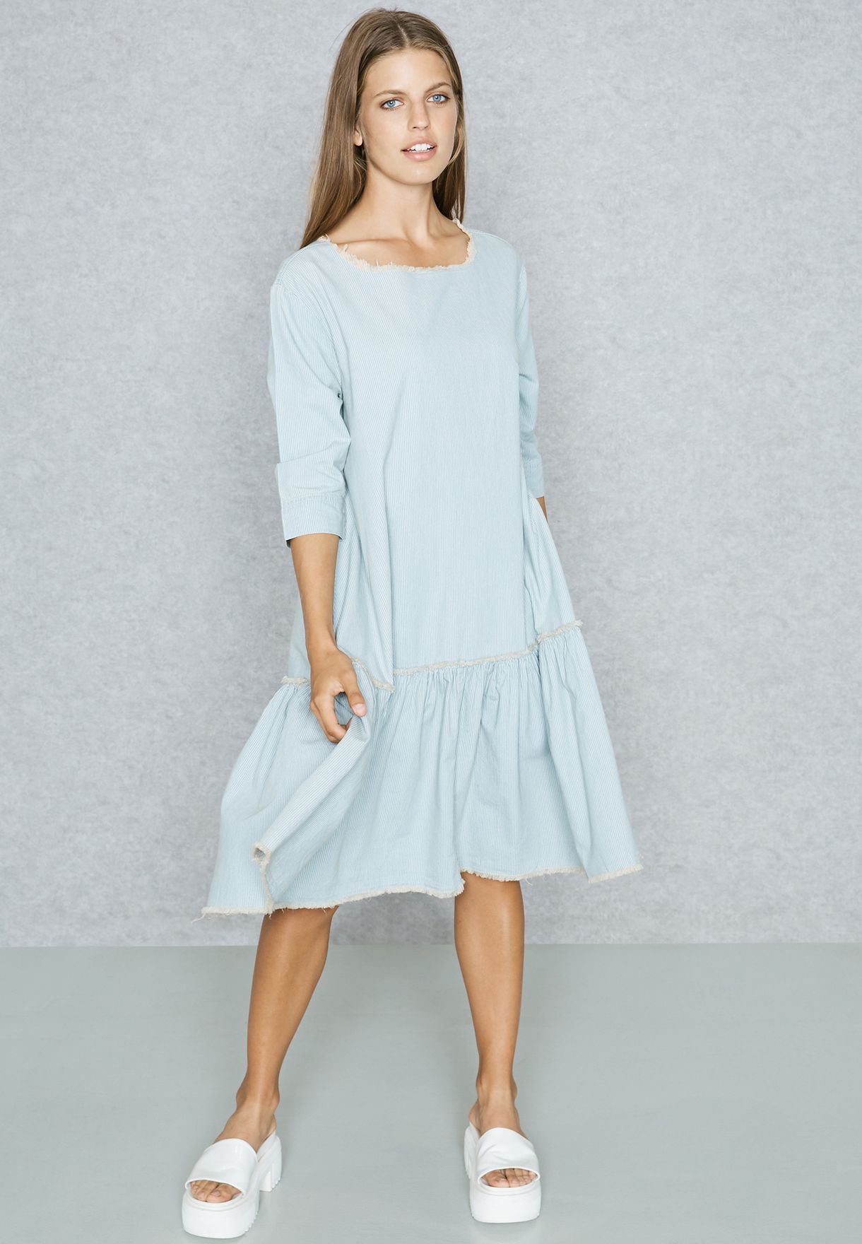 peplum t shirt dress