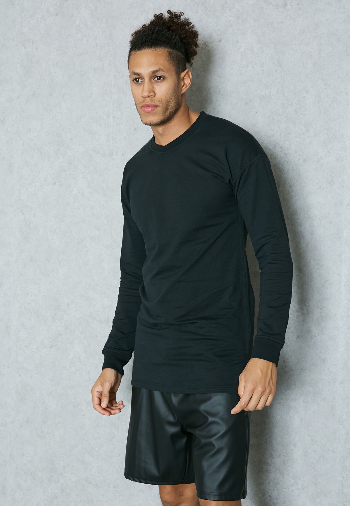 adidas longline sweatshirt