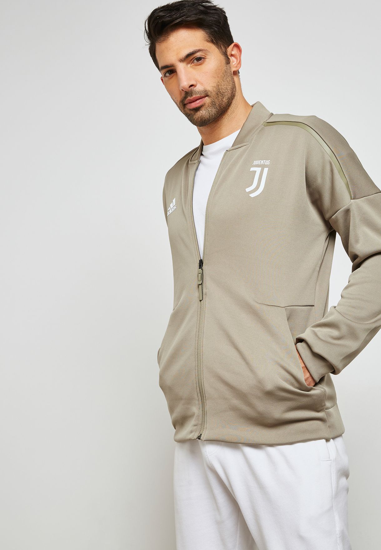 Emptiness minus Cleanly Buy adidas grey Juventus Z.N.E Jacket for Men in Riyadh, Jeddah