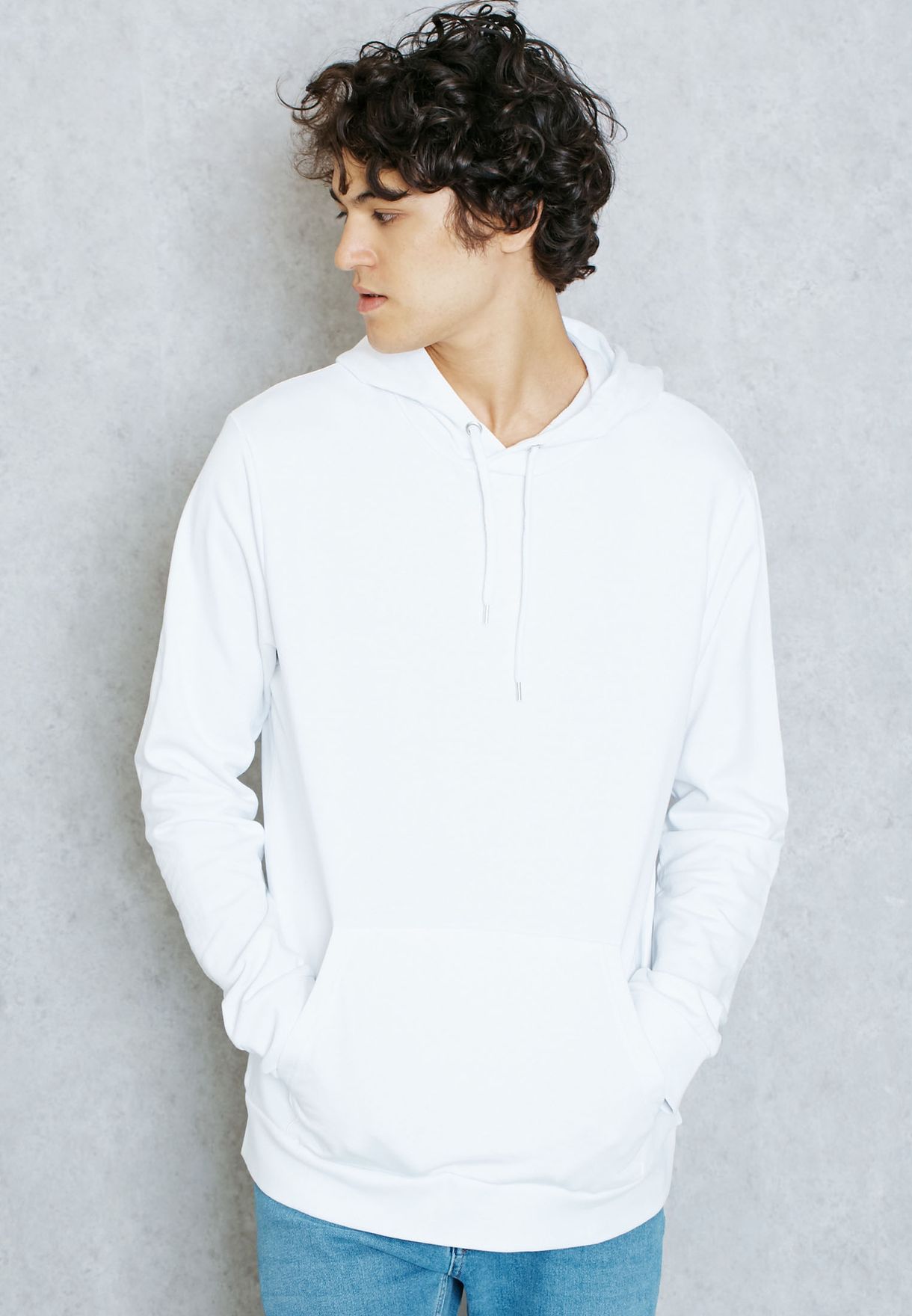 topman white hoodie