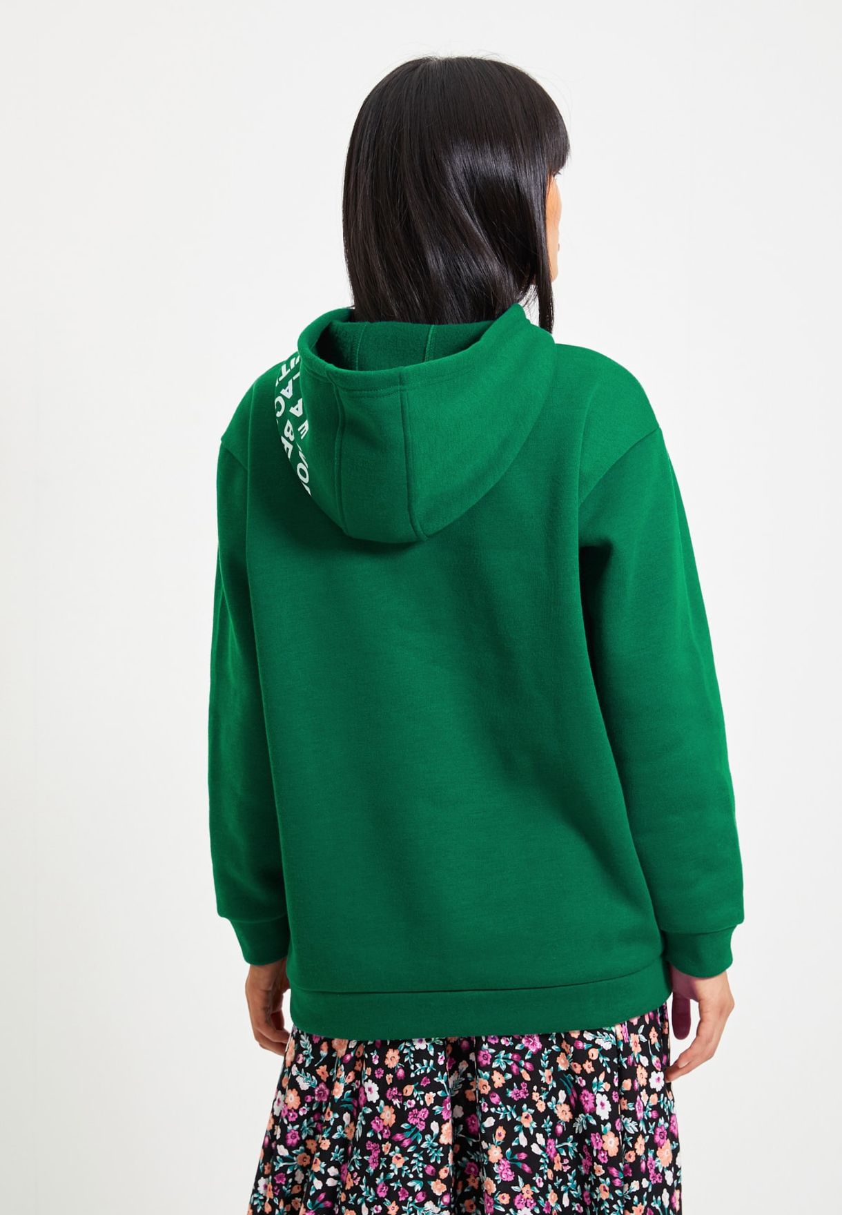 Graphic Knitted Hoodie