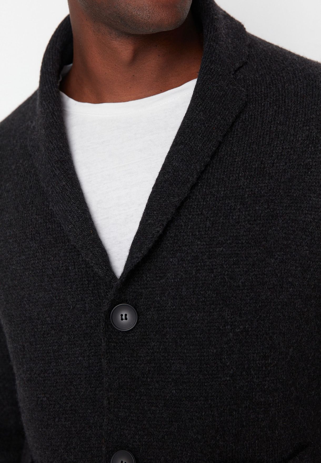 Button Detail Knitted Cardigan