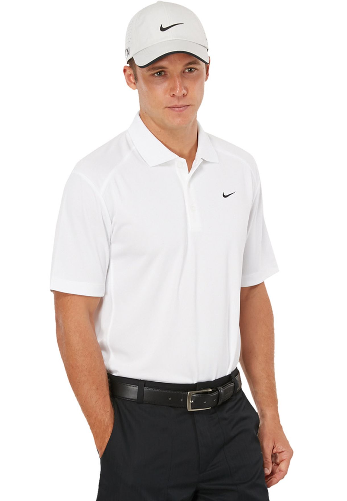 Buy Nike white Victory Golf Polo Shirt 