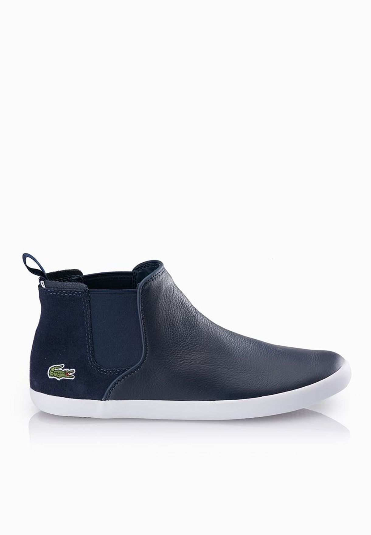 Lacoste navy Ziane Chelsea Ankle Boots 